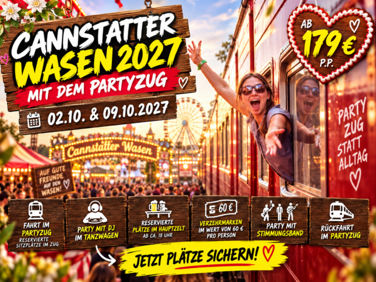 Partyzug Cannstatt Wasen