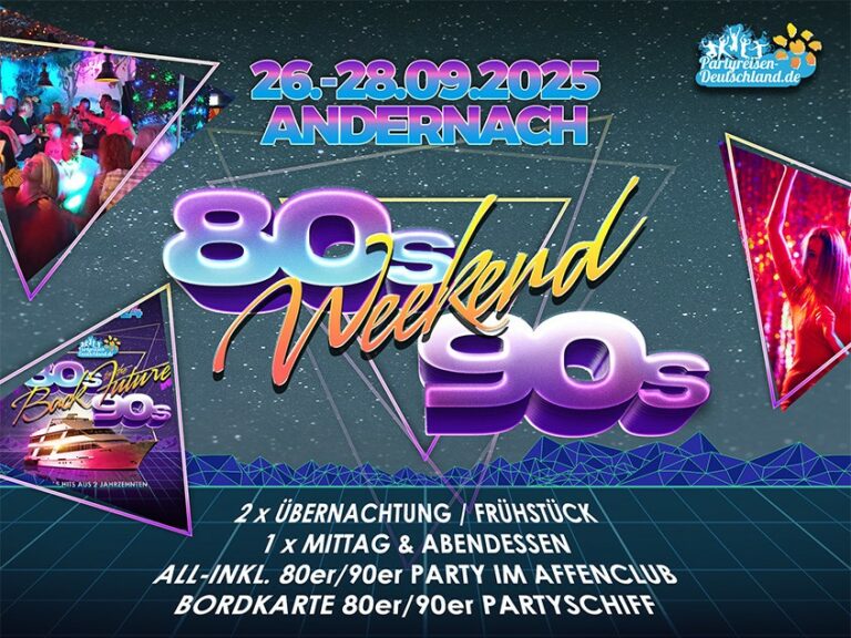 90er partyschiff partyreisen-deutschland