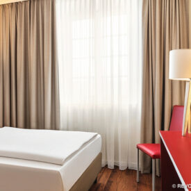 Helles Doppelzimmer im Amedia Plaza Hotel Speyer