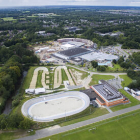 Radroute und Naturmotiv in Assen für das Radwochenende