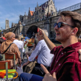 Grachtenfahrt in Gent als Programmpunkt der Reise