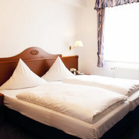 Doppelzimmer im Hotel Felsenkeller in Rüdesheim