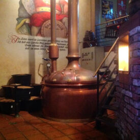 Brautank in der Traditionsbrauerei Brauberger in Lübeck