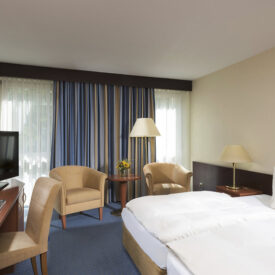 Helles Doppelzimmer im Maritim Hotel Würzburg