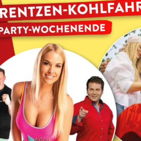 Collage zum Berentzen-Kohlfahrt Partywochenende im Wangerland