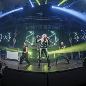 Live-Auftritt auf der Bühne des Karpaten Festivals