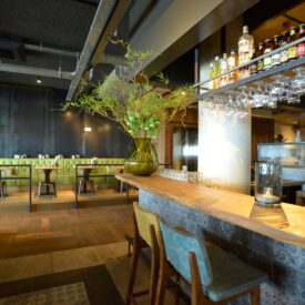 Lounge und Barbereich im Hotel Golfzang in Egmond aan Zee