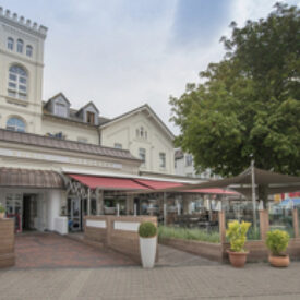 Außenansicht des Inselhotels König auf Norderney