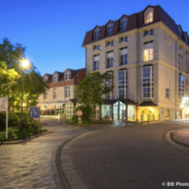 Außenansicht des Inselhotels Vier Jahreszeiten auf Norderney