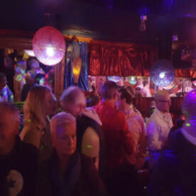 Tanzfläche bei einer Clubnacht auf Norderney