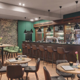 Bar und Restaurantbereich im The YARD Hotel Bad Honnef