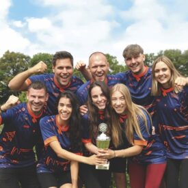 Team mit Pokal beim Wanger-Cup im Wangerland Resort