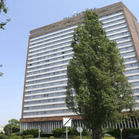 Außenansicht des Hotel Olympik 1 in Prag